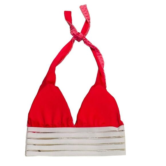 10/$25🦋 Resist Today Pink & White Banded High Impact Supportive Sports Bra - M - Picture 8 of 11